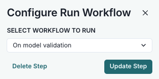 A screenshot showing an example Approval configuration modal